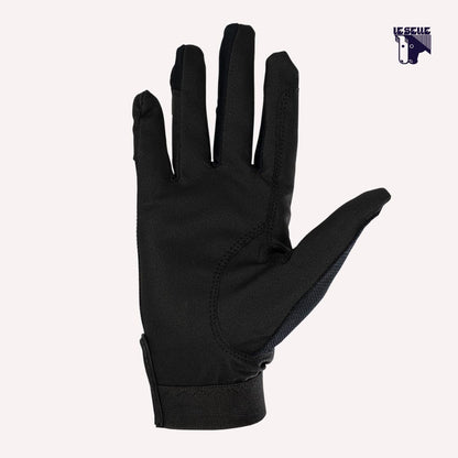 GUANTI UNISEX IN TESSUTO TECNICO EQUESTRO - NERO