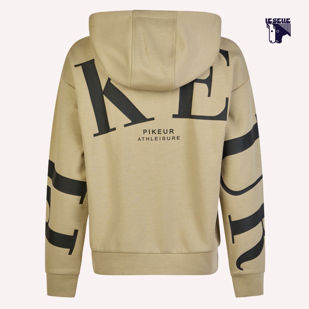 FELPA PIKEUR HOODY - BEIGE