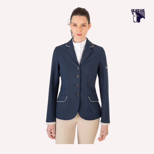 GIACCA AMANDA SARM HIPPIQUE - BLU/BEIGE