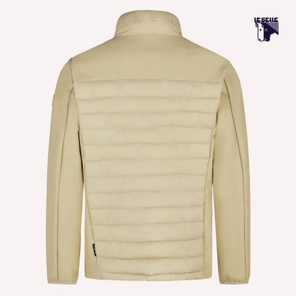 PIUMINO PIKEUR HYBRID - BEIGE