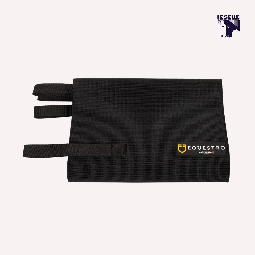FASCIA DI RISPETTO ELASTICA E TRASPIRANTE EQUESTRO - NERO