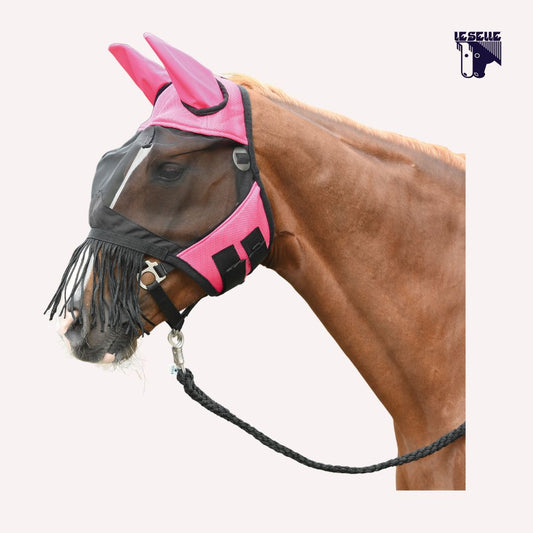 MASCHERA ANTIMOSCHE FRANGE BUSSE - FUXIA