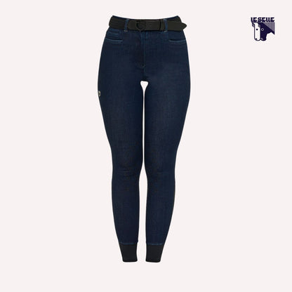 PANTALONE DENIM EQUESTRO - BLU