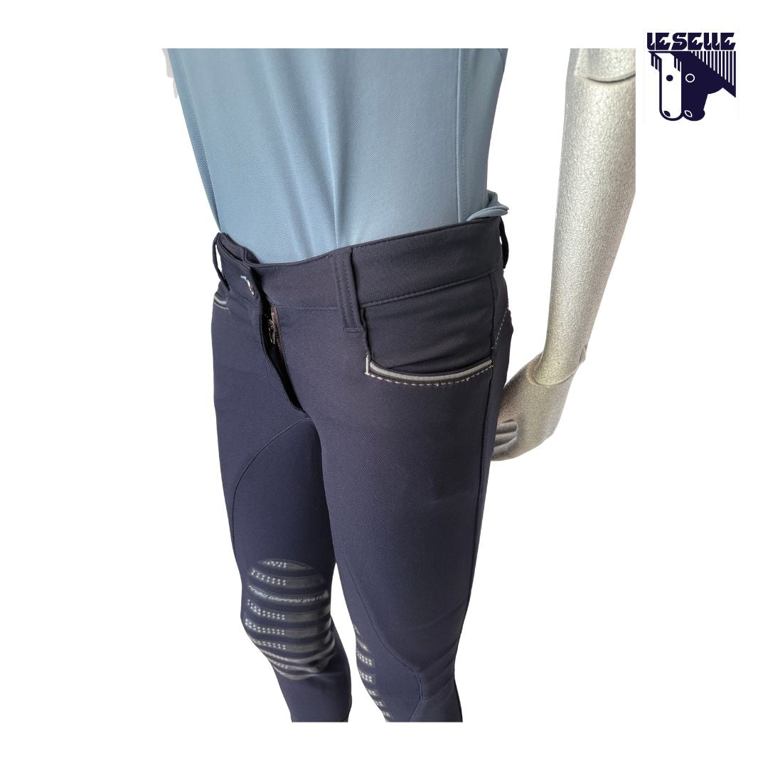 PANTALONI GRIP AL GINOCCHIO ANIMO - BLU