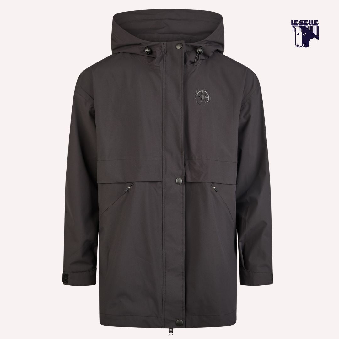 PIKEUR PONCHO RAIN ZIP - NERO