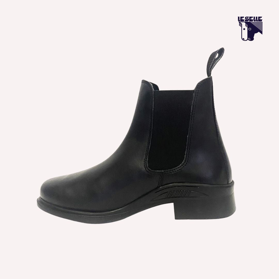 STIVALETTI JODHPUR IN PELLE LISCIA WINNER - NERO
