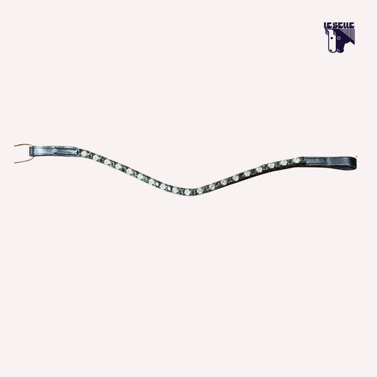 FRONTALINO SILVERLINE TACK - BIANCO/VERDE