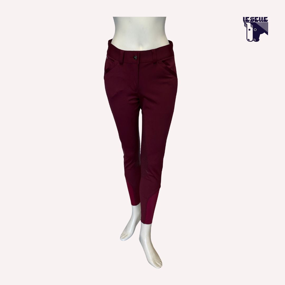 PANTALONI SALOMA FULL GRIP ANNA SCARPATI - BORDEAUX