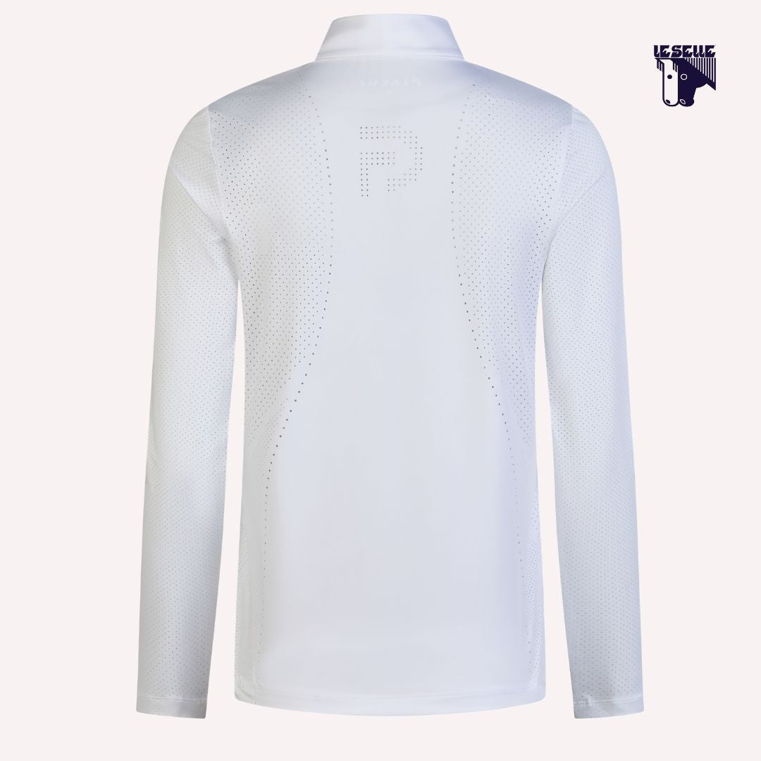 MAGLIA LASERCUT PIKEUR - BIANCO
