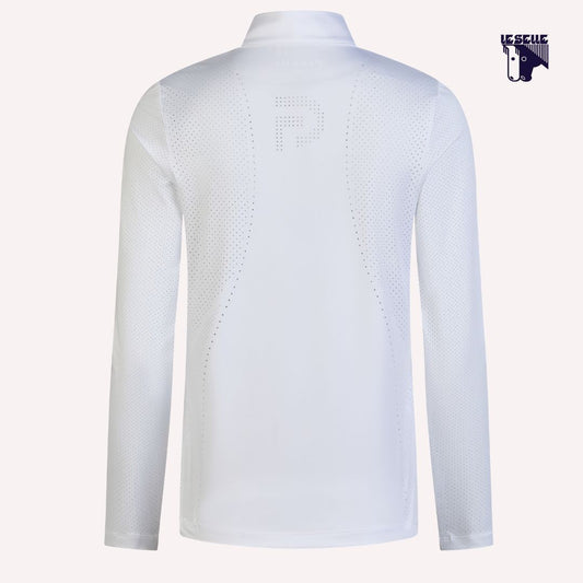 MAGLIA LASERCUT PIKEUR - BIANCO