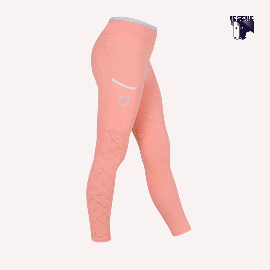 LEGGINGS BAMBINA CON DECORAZIONI FLOREALI EQUESTRO - FLOREALE