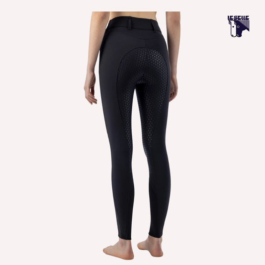 PANTALONI EQUILINE CRYSTALEF - NERO