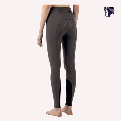 PANTALONI EQUILINE CRYSTALEF - FANGO