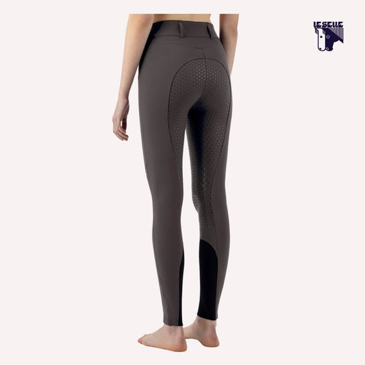 PANTALONI EQUILINE CRYSTALEF - FANGO