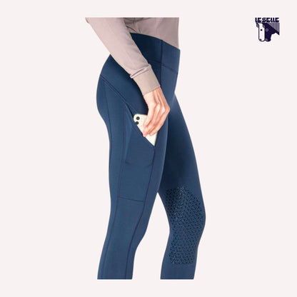 LEGGINGS EQUILINE EDODIEK - DIPLOMATIC BLUE