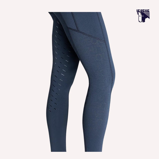 LEGGINGS ESTIVI EQUILINE CERNIF - BLU