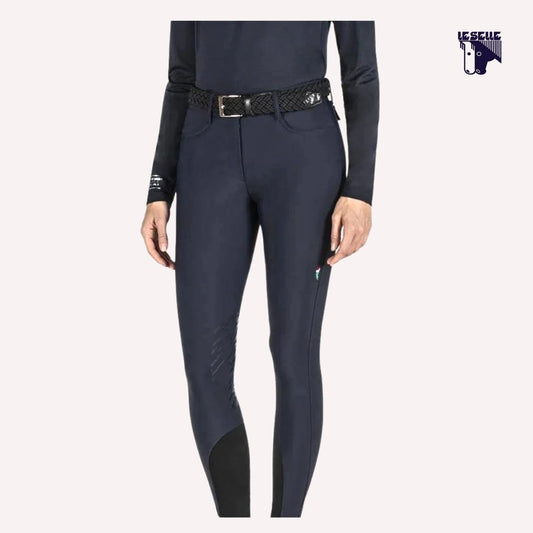 PANTALONI INVERNALI EQUILINE CORNER - BLU