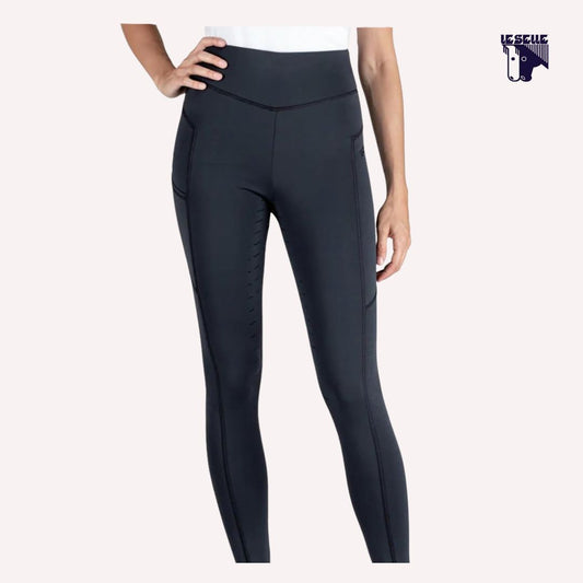 LEGGINGS ESTIVI EQUILINE CERNIF - NERO