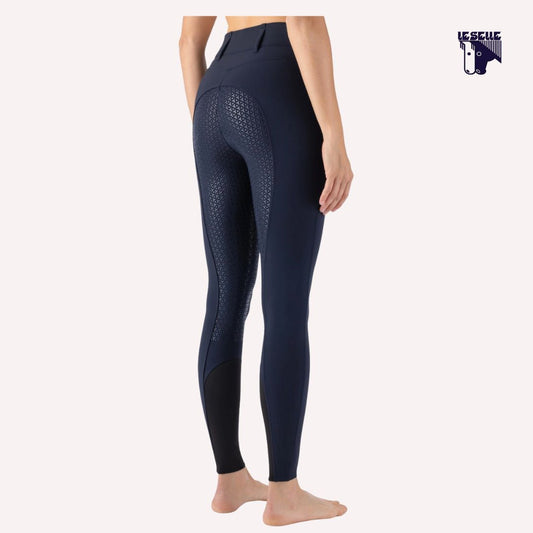 PANTALONI EQUILINE CRYSTALEF - BLU