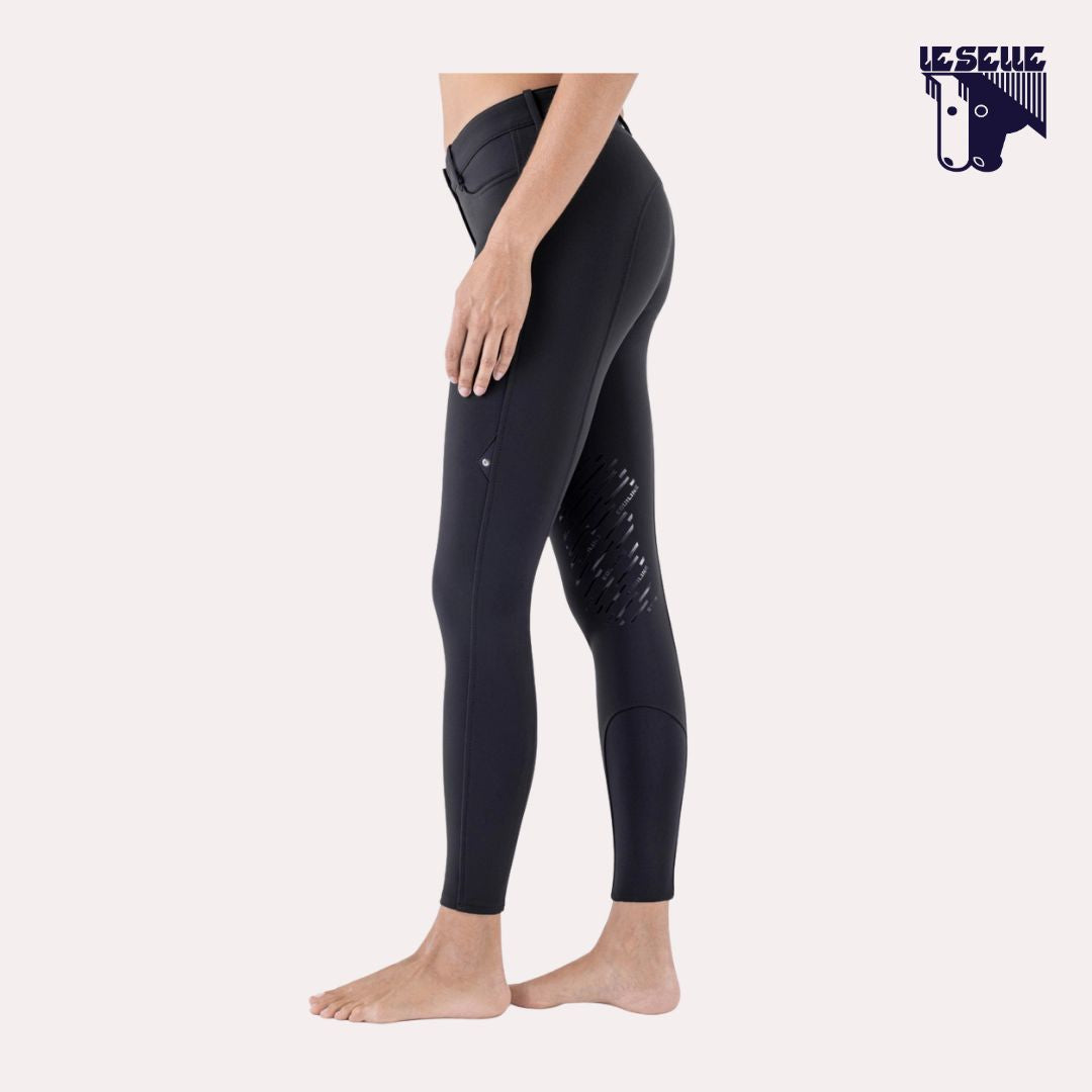 PANTALONI CORNEK GRIP AL GINOCCHIO EQUILINE - NERO