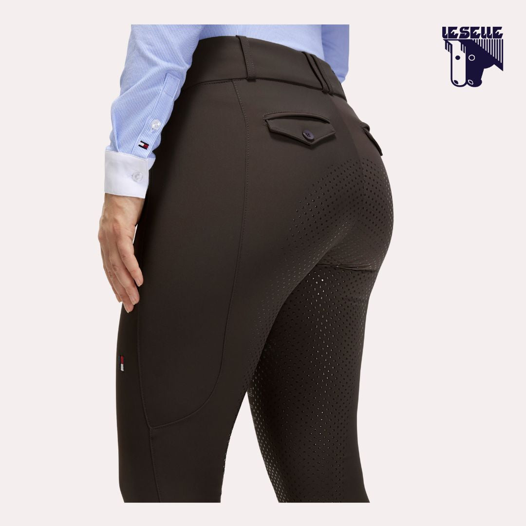 PANTALONI TOMMY HILFIGER MIA - MARRONE