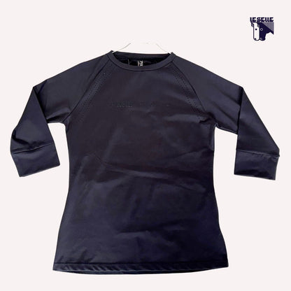 FELPA PIKEUR "ON" DONNA - NERO