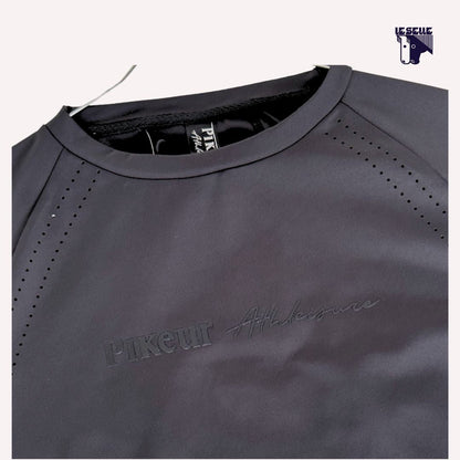 FELPA PIKEUR "ON" DONNA - NERO