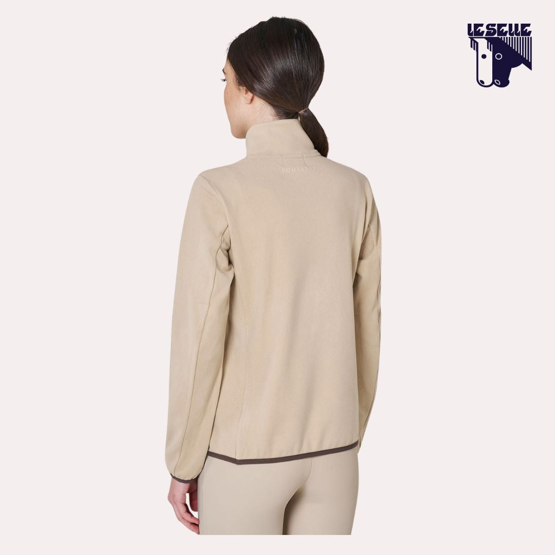 TRAINING TOP EQUESTRO FLEECE - BEIGE