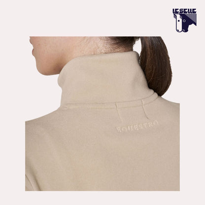 TRAINING TOP EQUESTRO FLEECE - BEIGE