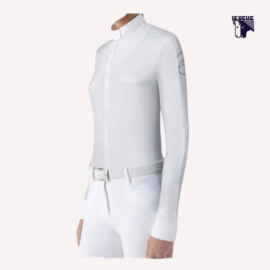 CAMICIA CONCORSO EQUILINE ESTOCK - BIANCA