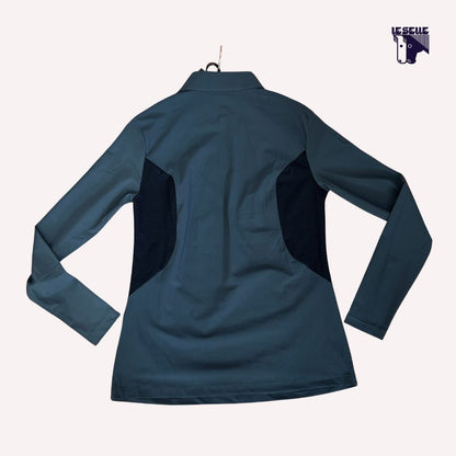 POLO CAVALLERIA TOSCANA PERFORATED JERSEY TURTLENECK