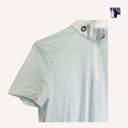 CAVALLERIA TOSCANA MILTERED CORNER JERSEY POLO SHIRT