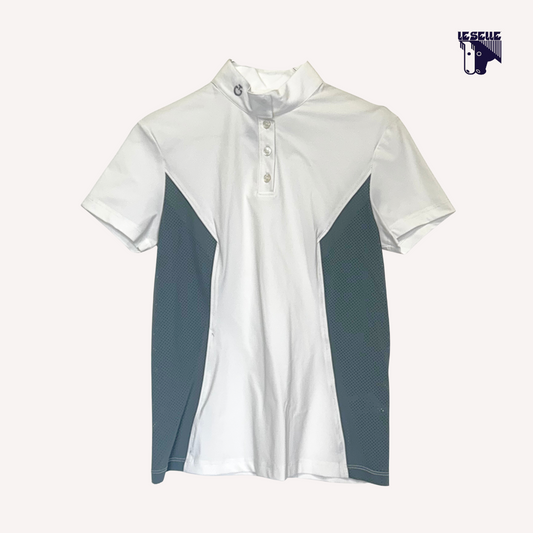 CAVALLERIA TOSCANA POLO JERSEY PERFORATED INSERTS