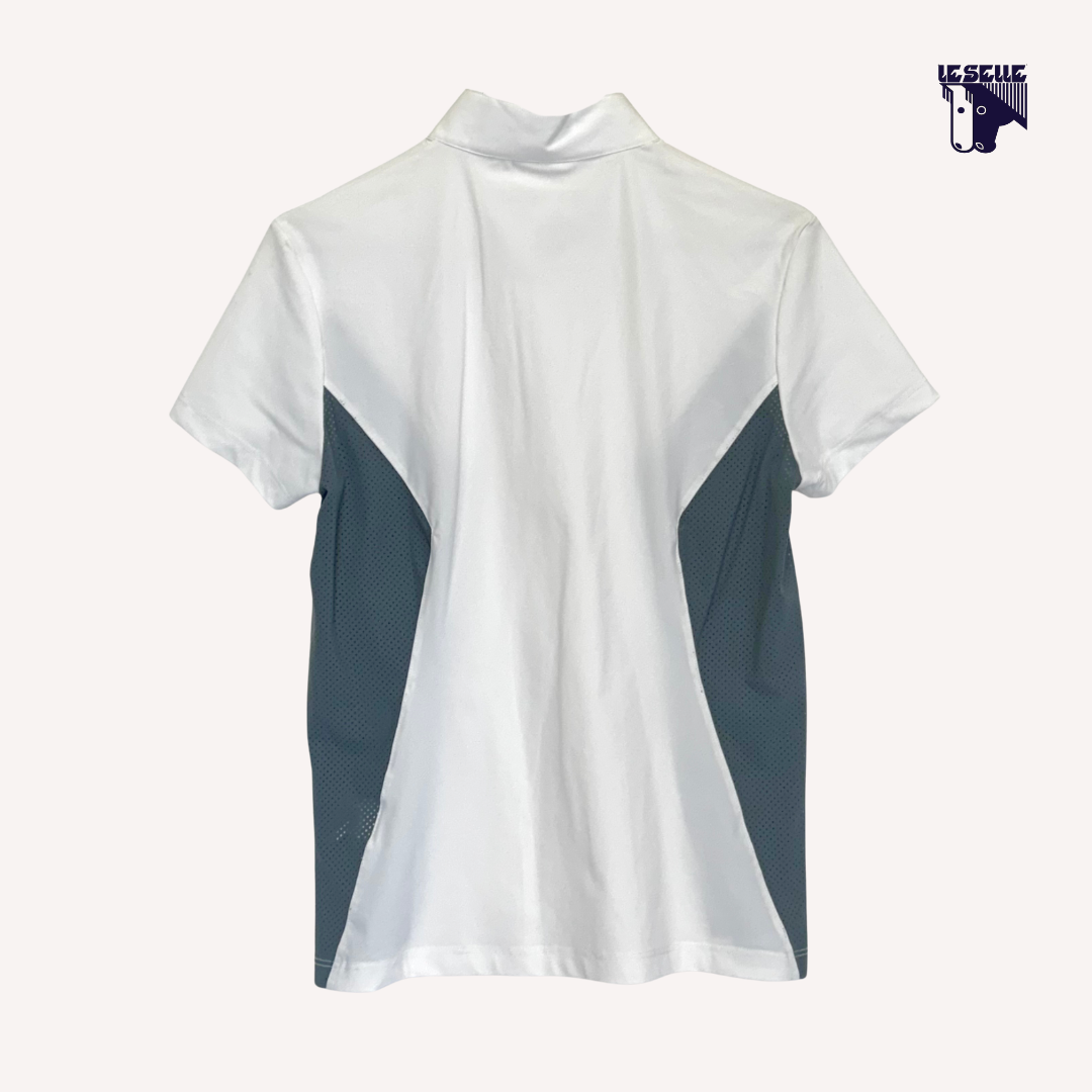 CAVALLERIA TOSCANA POLO JERSEY PERFORATED INSERTS