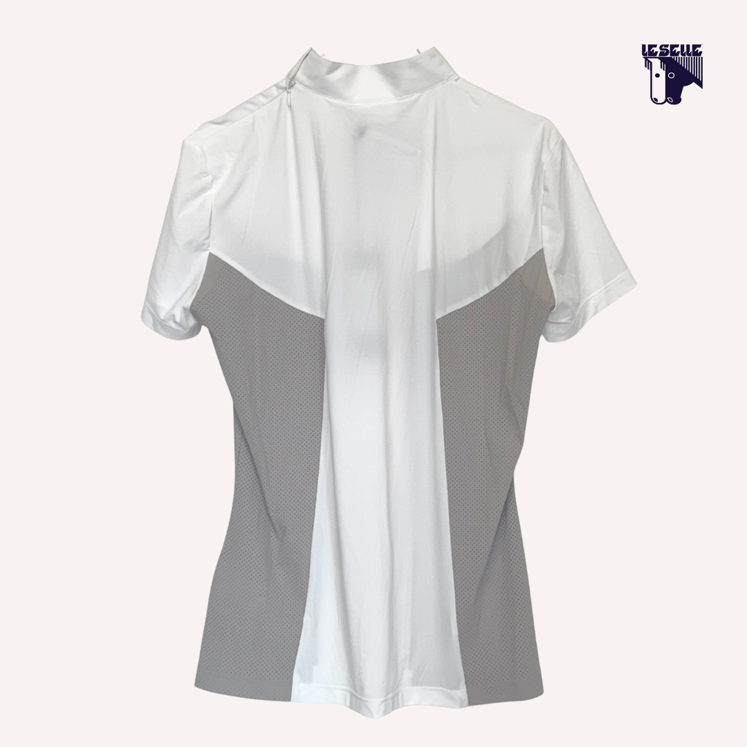 CAVALLERIA TOSCANA POLO JERSEY PERFORATED INSERTS