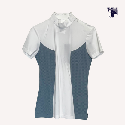 CAVALLERIA TOSCANA POLO JERSEY PERFORATED INSERTS