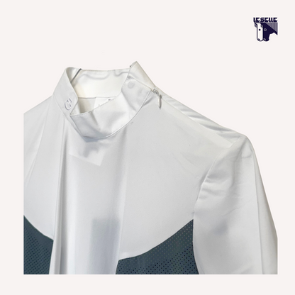 CAVALLERIA TOSCANA POLO JERSEY PERFORATED INSERTS