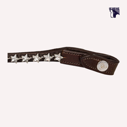 FRONTALINO ACAVALLO STELLE - BIANCO
