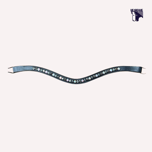 FRONTALINO SILVERLINE TACK - GRIGIO CRYSTAL AB