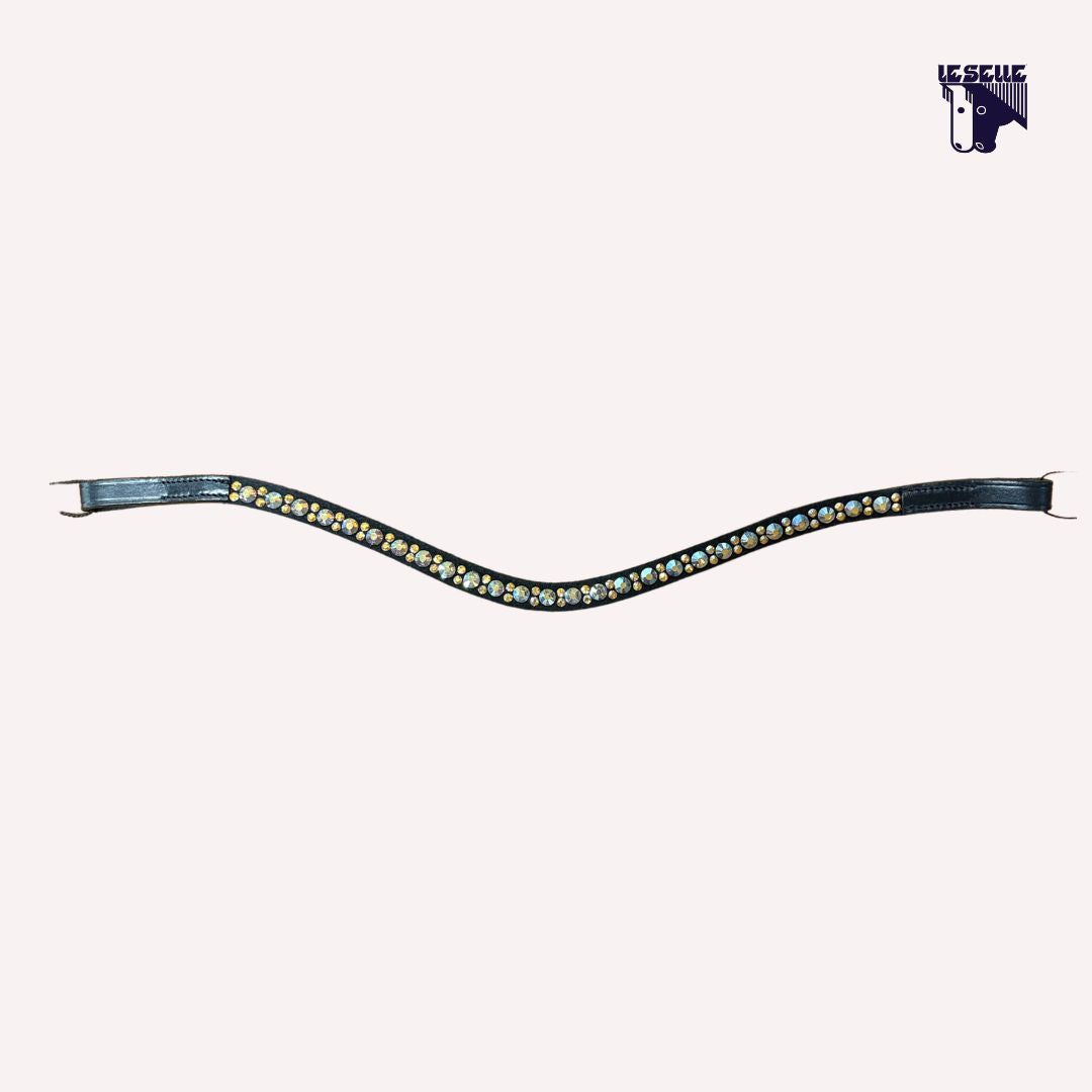 FRONTALINO SILVERLINE TACK - GIALLO MULTICOLOR