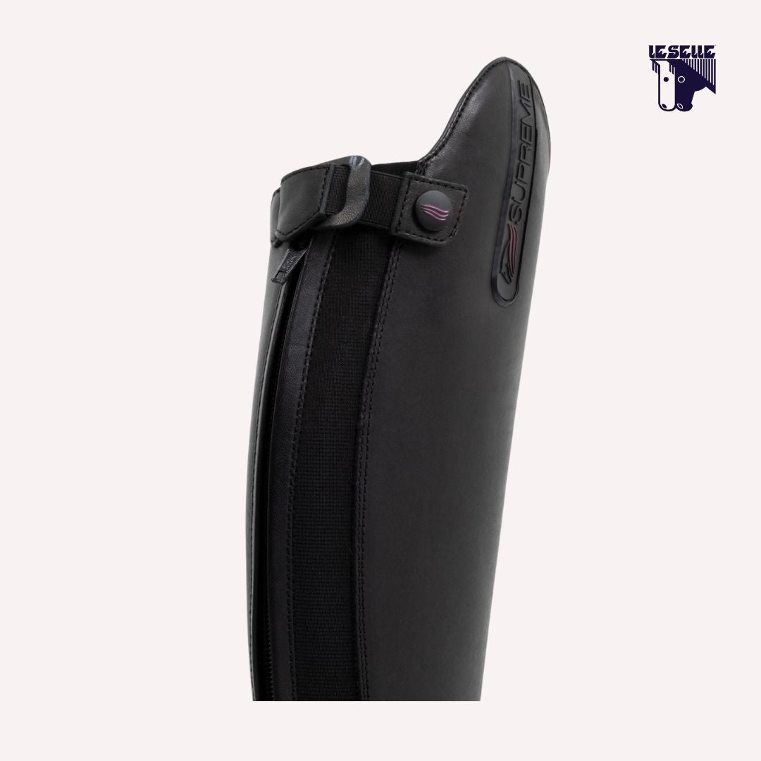 STIVALI CON LACCI SUPREME - NERO