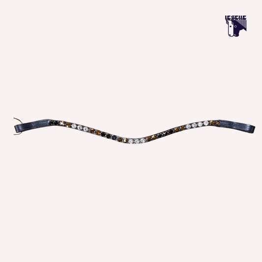 FRONTALINO SILVERLINE TACK - BIANCO/BEIGE/BRONZO