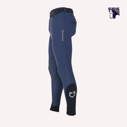 PANTALONI GRIP AL GINOCCHIO EQUESTRO PER FISE - BLU