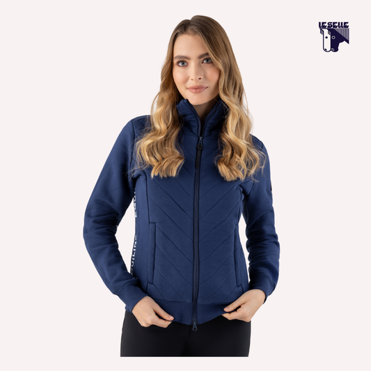 FELPA EQUILINE CECH - NAVY PEONY