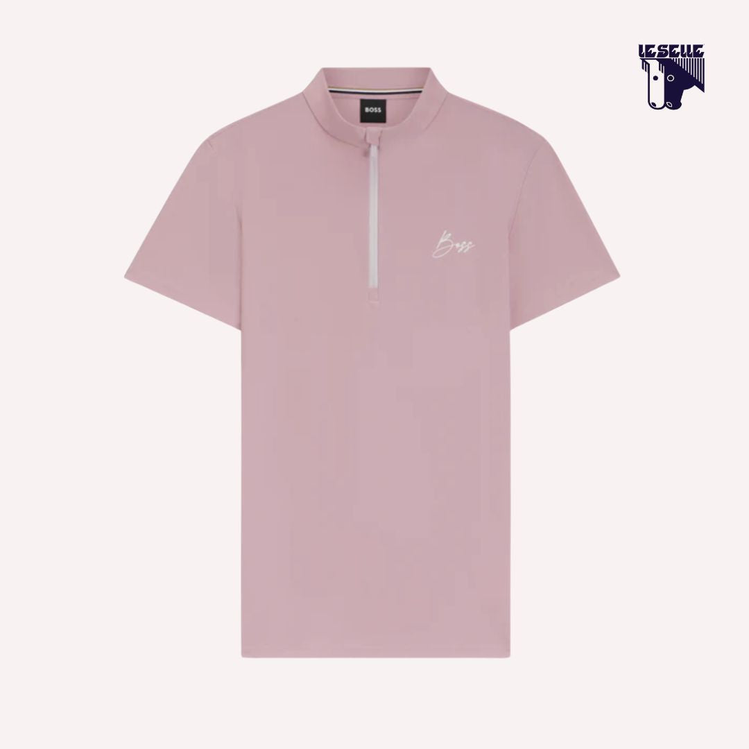 TRAINING TOP MEZZA MANICA RENEE BOSS EQUESTRIAN - ROSA