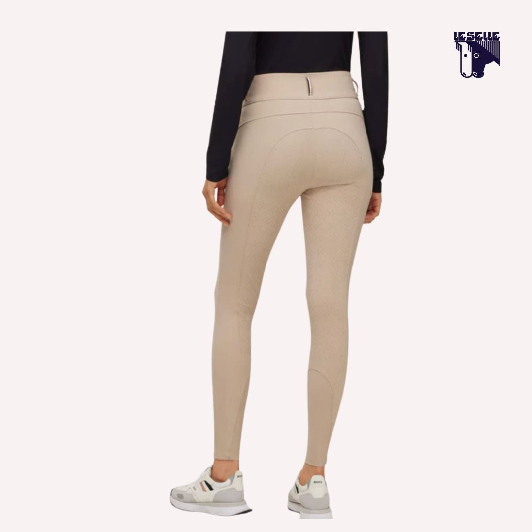 PANTALONE HAILEY FULL GRIP BOSS EQUESTRIAN - BEIGE