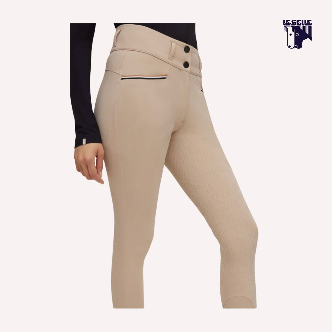 PANTALONE HAILEY FULL GRIP BOSS EQUESTRIAN - BEIGE