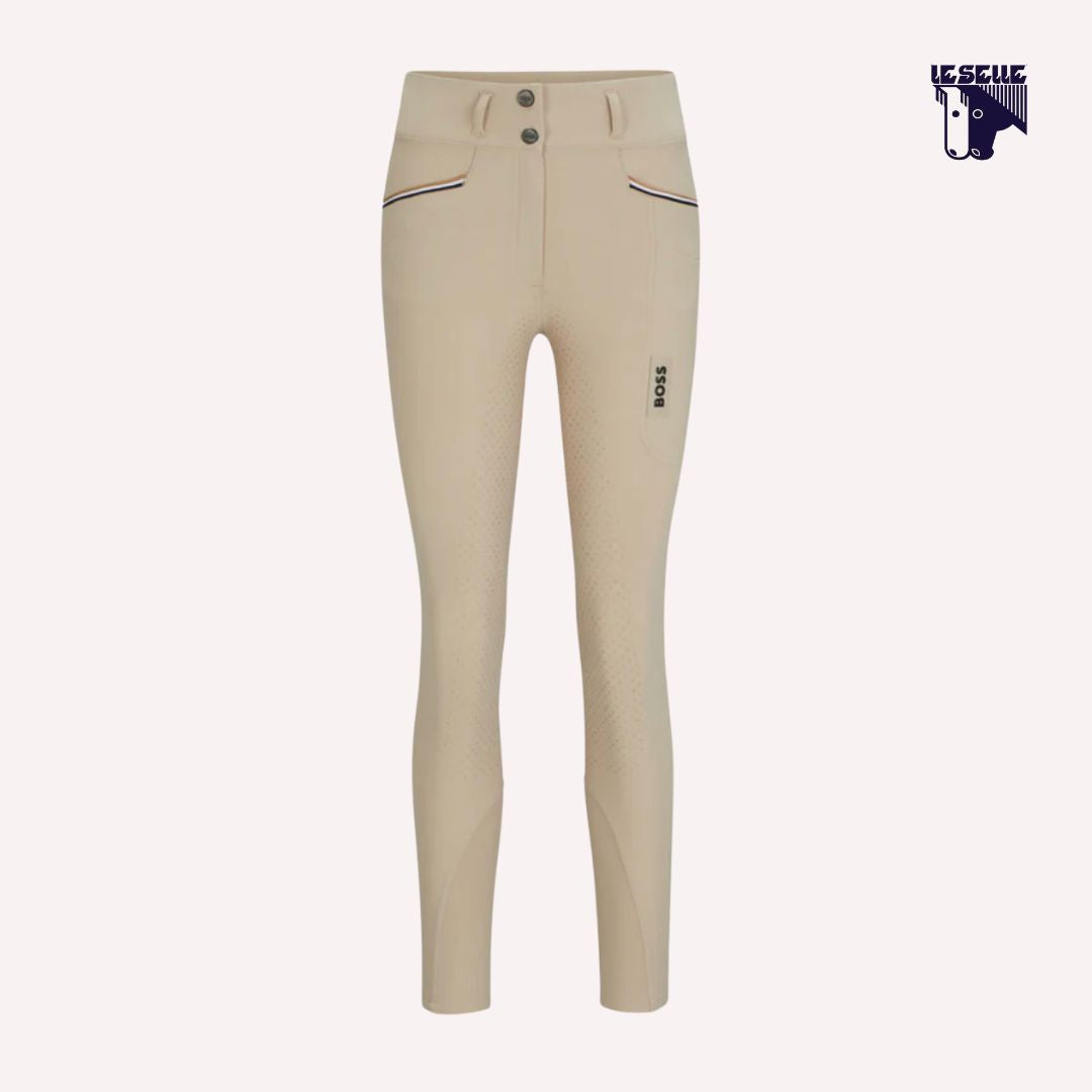 PANTALONE HAILEY FULL GRIP BOSS EQUESTRIAN - BEIGE