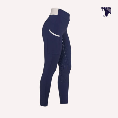 LEGGINGS EQUESTRO - BLU