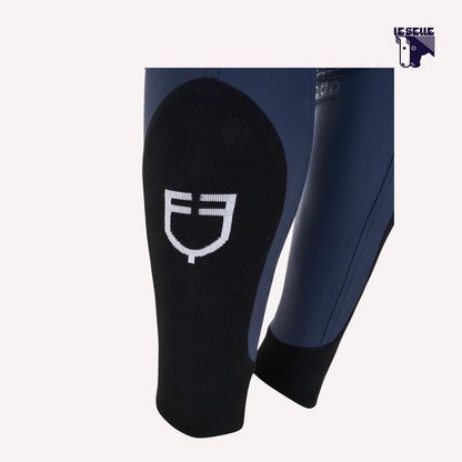 PANTALONI GRIP AL GINOCCHIO EQUESTRO PER FISE - BLU